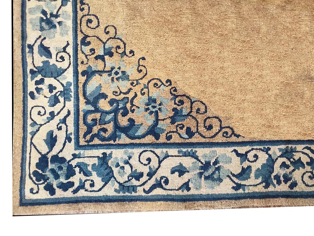 Hand-Knotted Antique Chinese Peking Rug 6' 0
