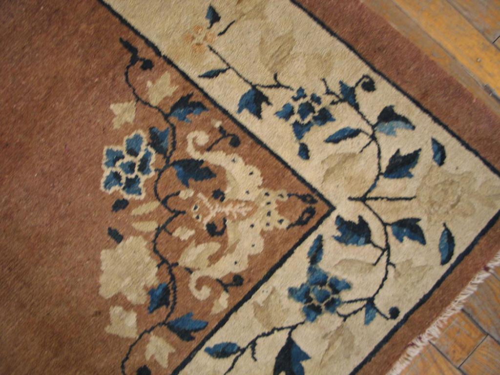 Chinesischer Peking-Teppich des frühen 20. Jahrhunderts ( 6'' x 8''8 - 183 x 265) (Frühes 20. Jahrhundert) im Angebot