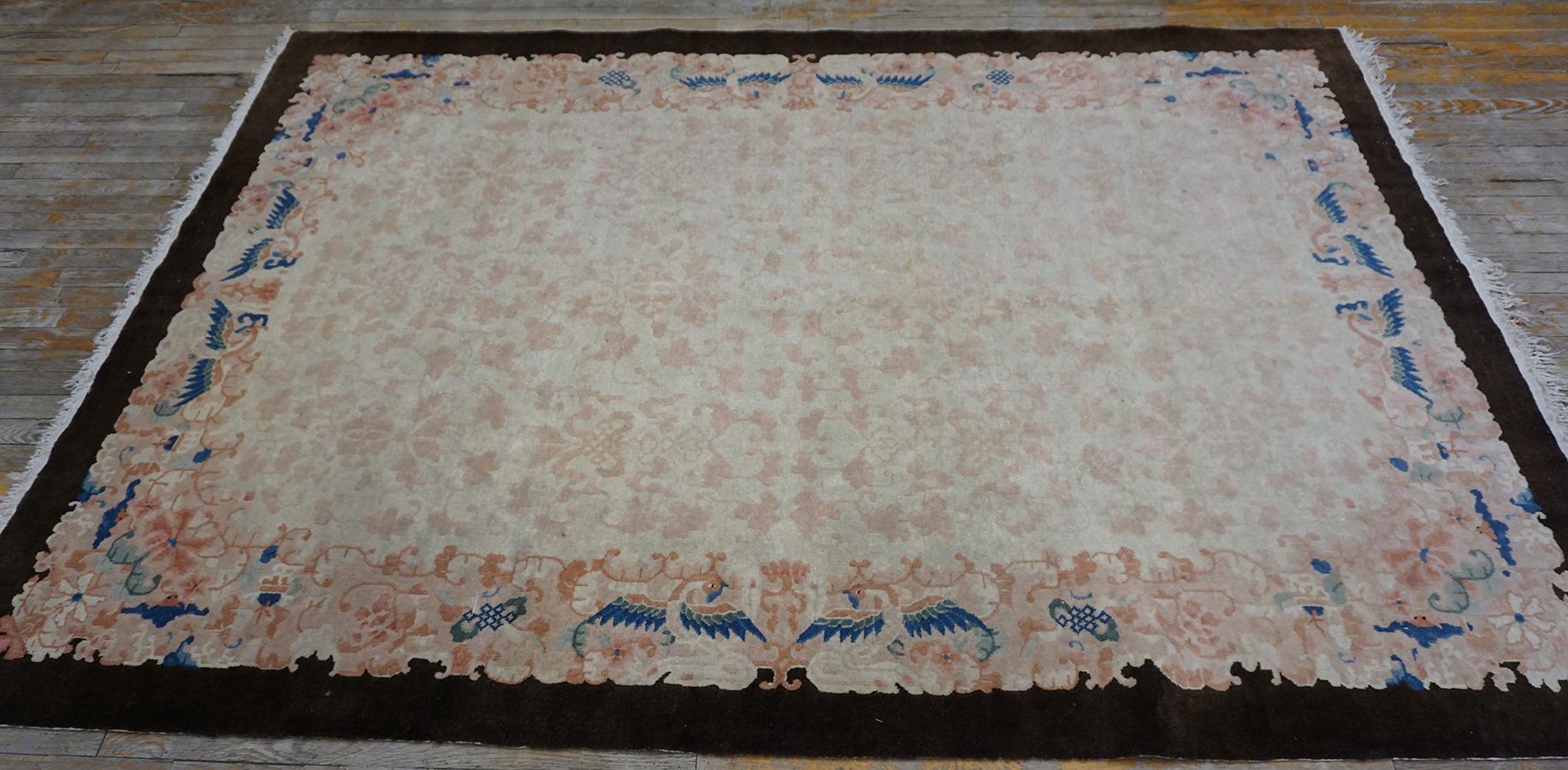 1920s Chinese Peking Carpet ( 6'1