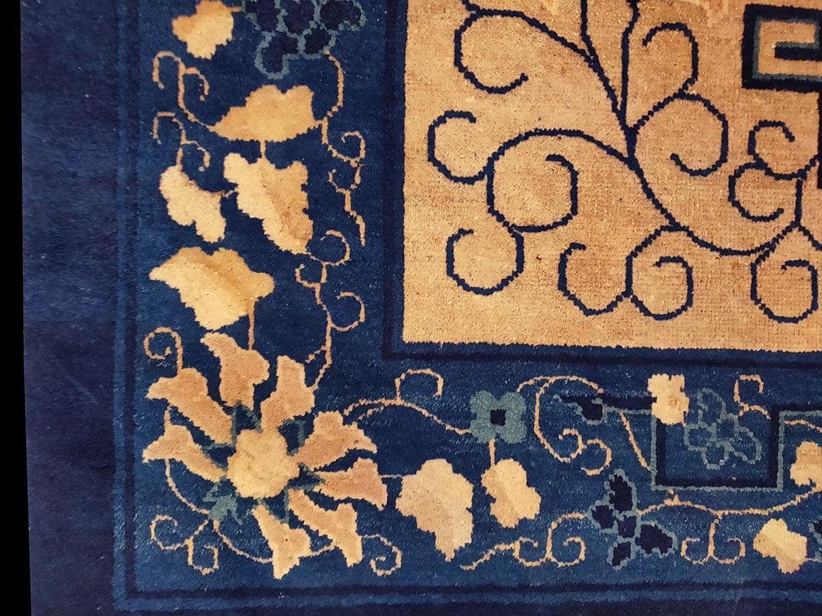 Wool Early 20th Century Chinese Peking Carpet ( 6'2