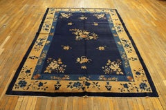 Antique Chinese Peking Rug 6' 2" x 8' 8"