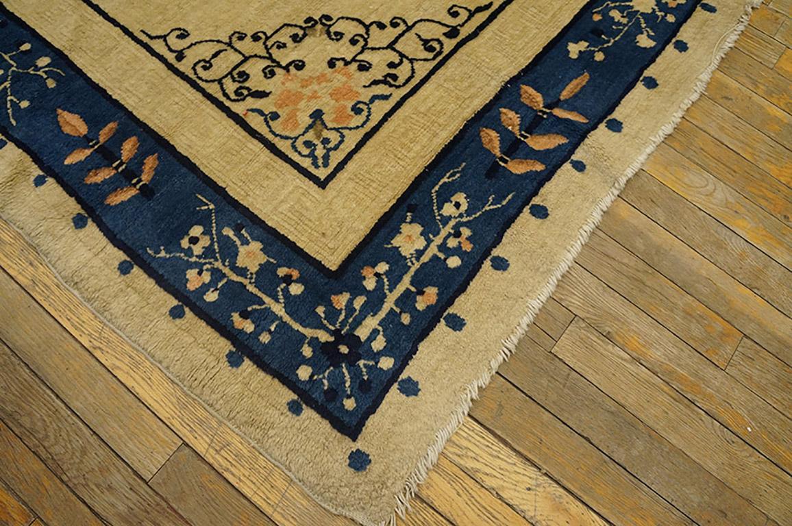 Hand-Knotted Antique Chinese, Peking Rug For Sale