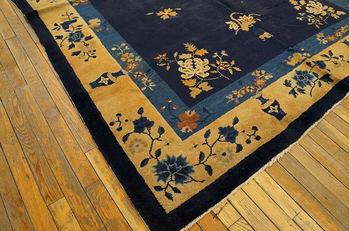 Hand-Knotted Antique Chinese Peking Rug 6' 2