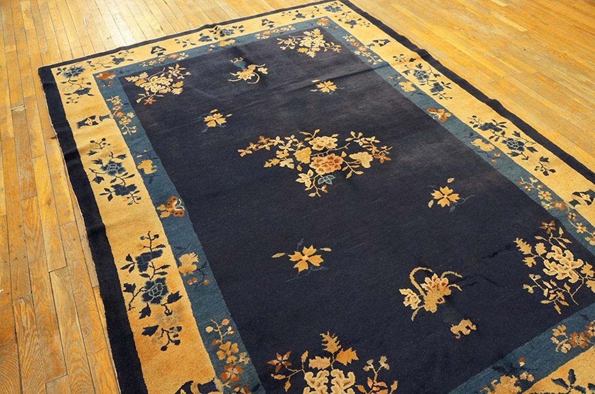 Early 20th Century Antique Chinese Peking Rug 6' 2