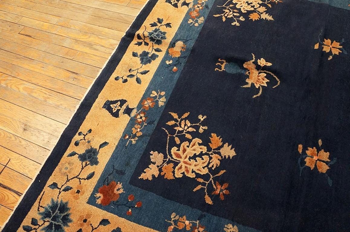 Wool Antique Chinese Peking Rug 6' 2