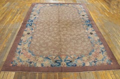 Antique Chinese Peking Rug 6' 2" x 8' 9"