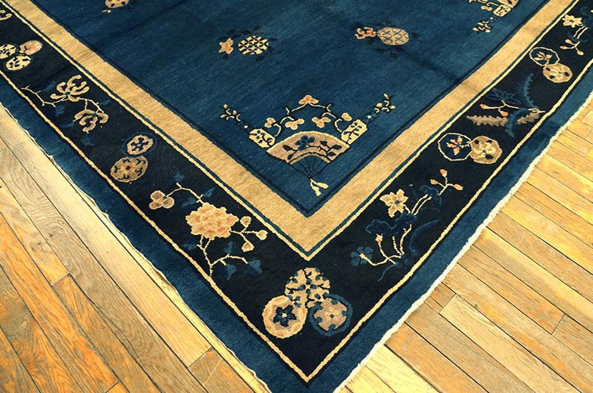 Antique Chinese Peking rug. Size: 6'2