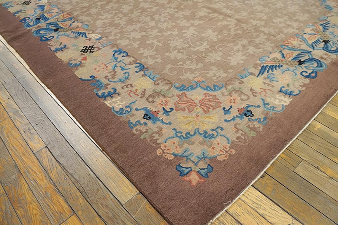 Hand-Knotted Antique Chinese Peking Rug 6' 2