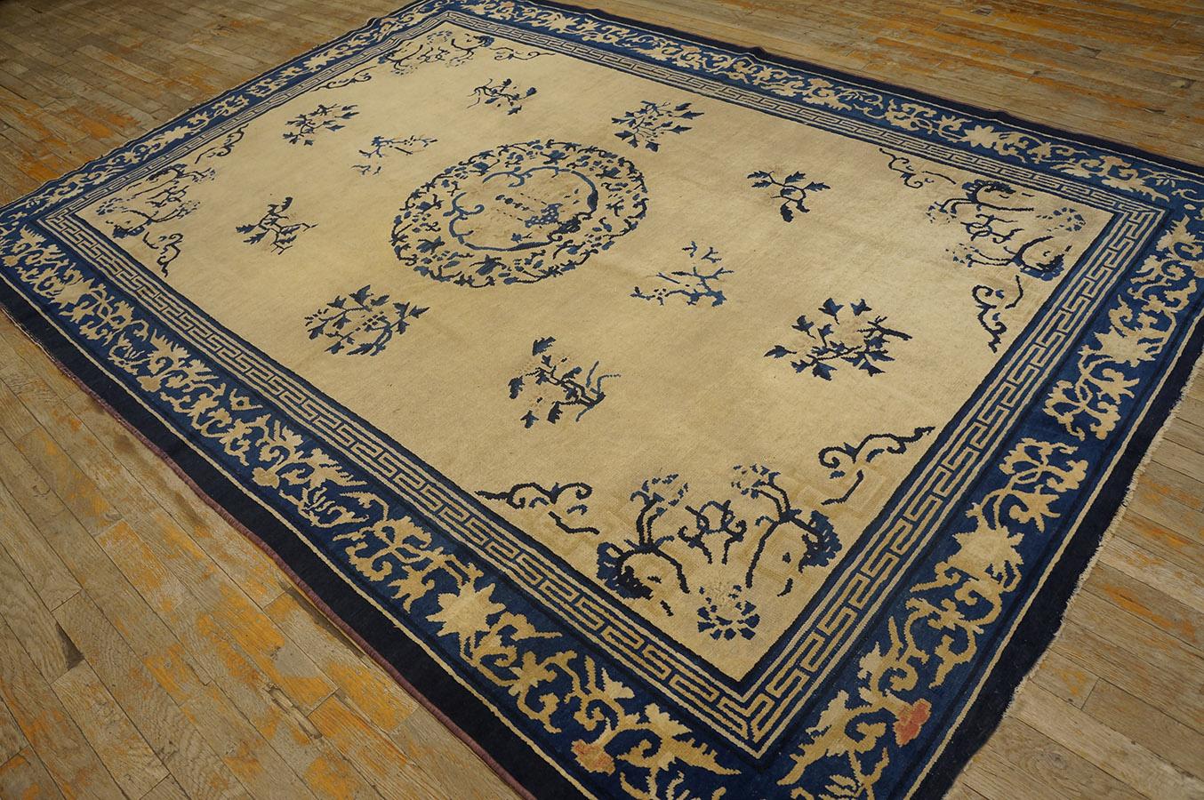 Wool Antique Chinese - Peking Rug 6'2