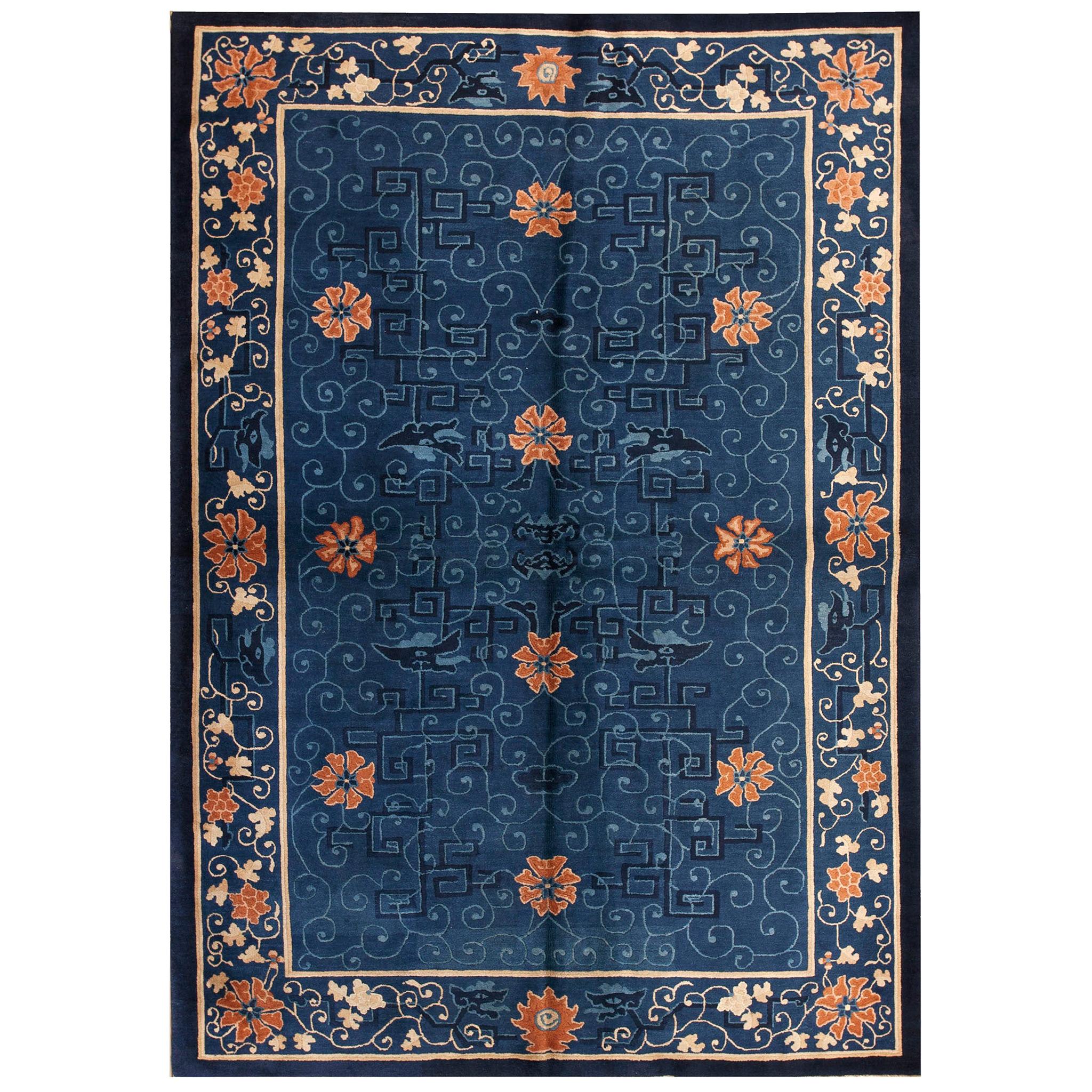 Antique Peking Chinese Oriental Rug For Sale at 1stDibs