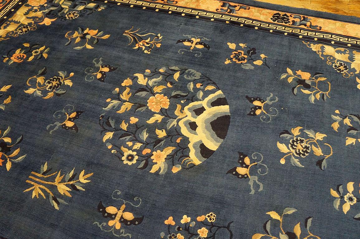 Antiker chinesischer Peking-Teppich (Wolle) im Angebot