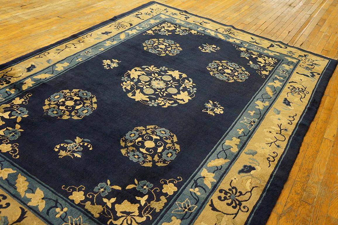 Early 20th Century Antique Chinese Peking Rug 6' 3