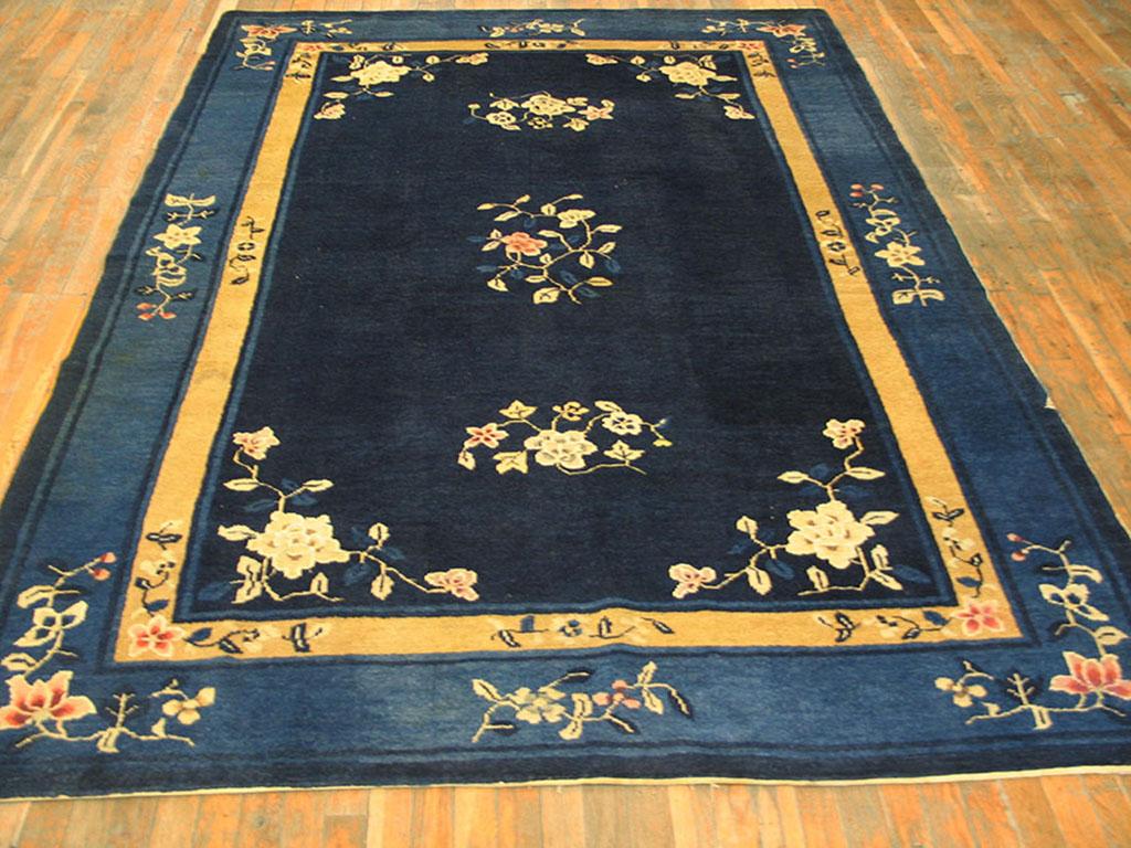 Antique Chinese Peking rug. Size: 6'4