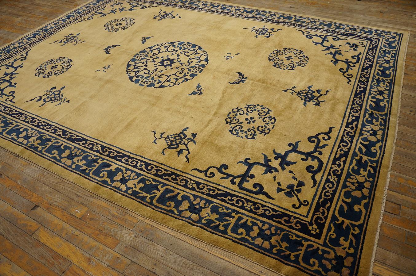 Antique Chinese Peking Rug For Sale 2