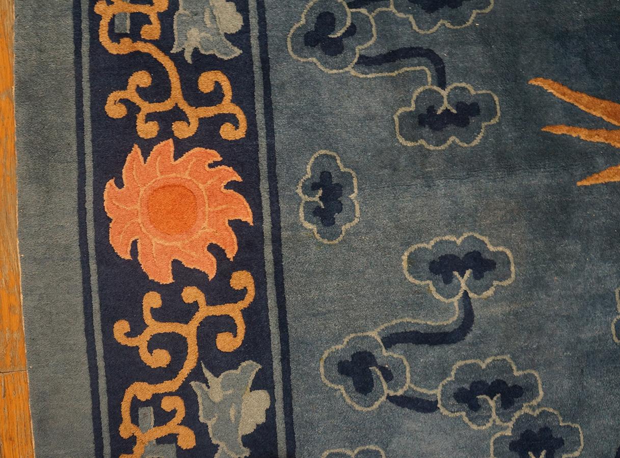 Early 20th Century Chinese Peking Carpet ( 7' 2'' x 8' 10'' - 218 x 269 cm )  For Sale 14