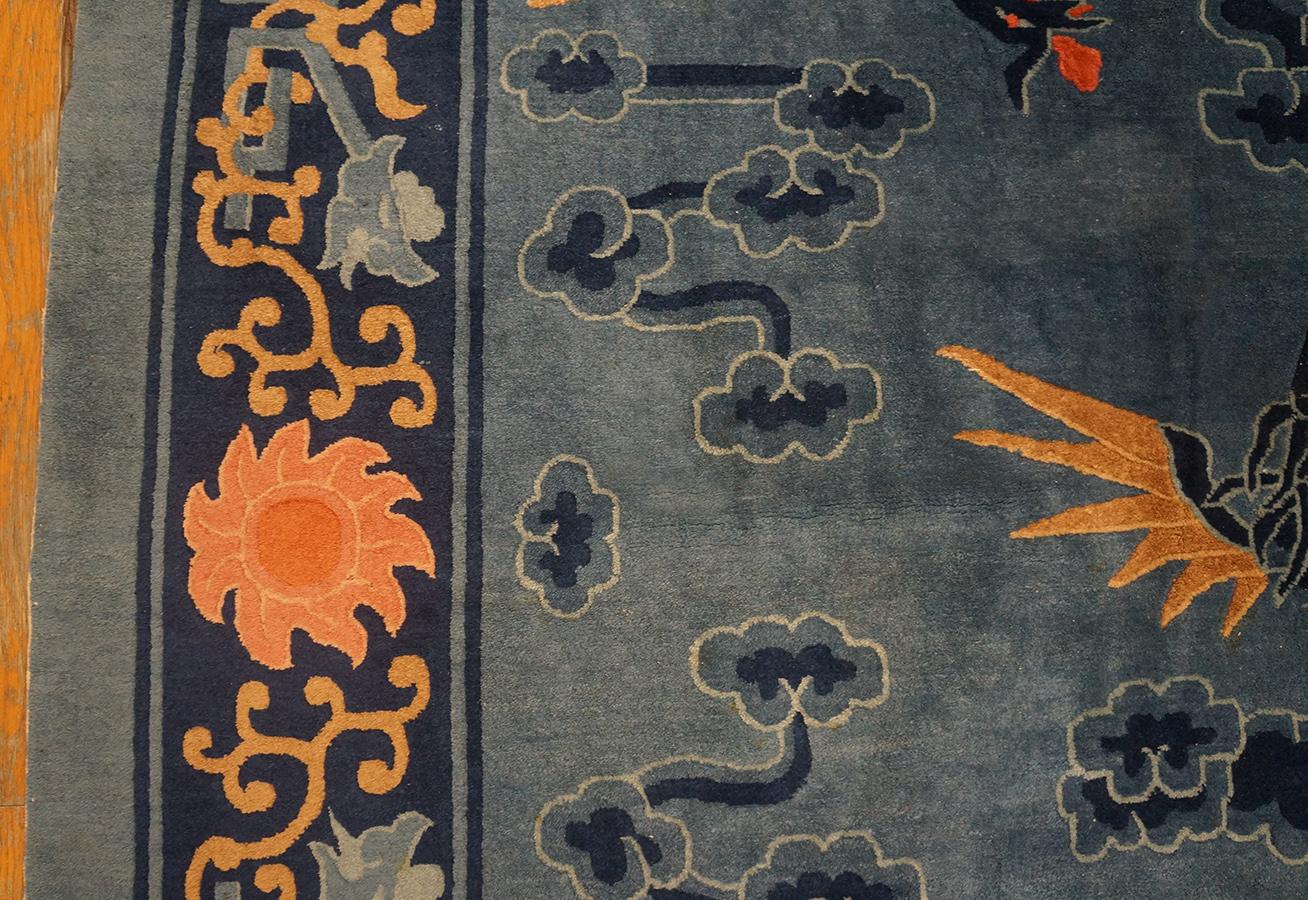 Early 20th Century Chinese Peking Carpet ( 7' 2'' x 8' 10'' - 218 x 269 cm )  For Sale 2