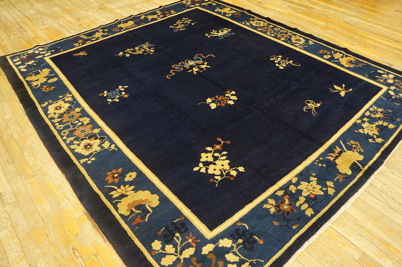Hand-Knotted Early 20th Century Chinese Peking Carpet ( 7'6'' x 8'5'' - 230 x 257 ) For Sale