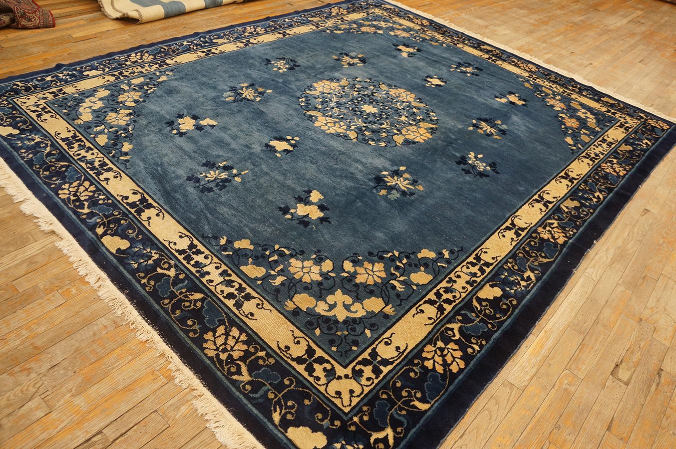 Early 20th Century Antique Chinese Peking Rug 7' 9