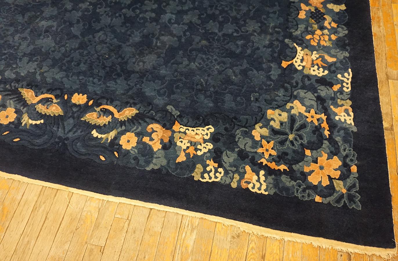 Early 20th Century Chinese Peking Carpet ( 8' x 9'8
