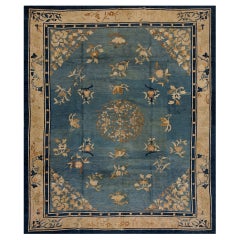 Tapis chinois ancien de Pékin de 8' 0""" x 9' 8"