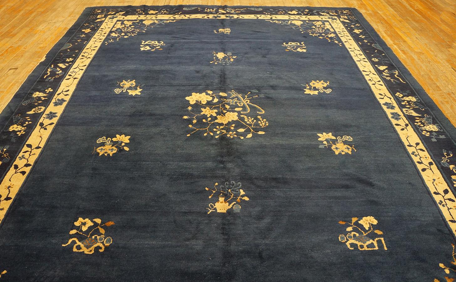 Antique Chinese Peking Rug 8' 0'' x 10' 9'' For Sale 7