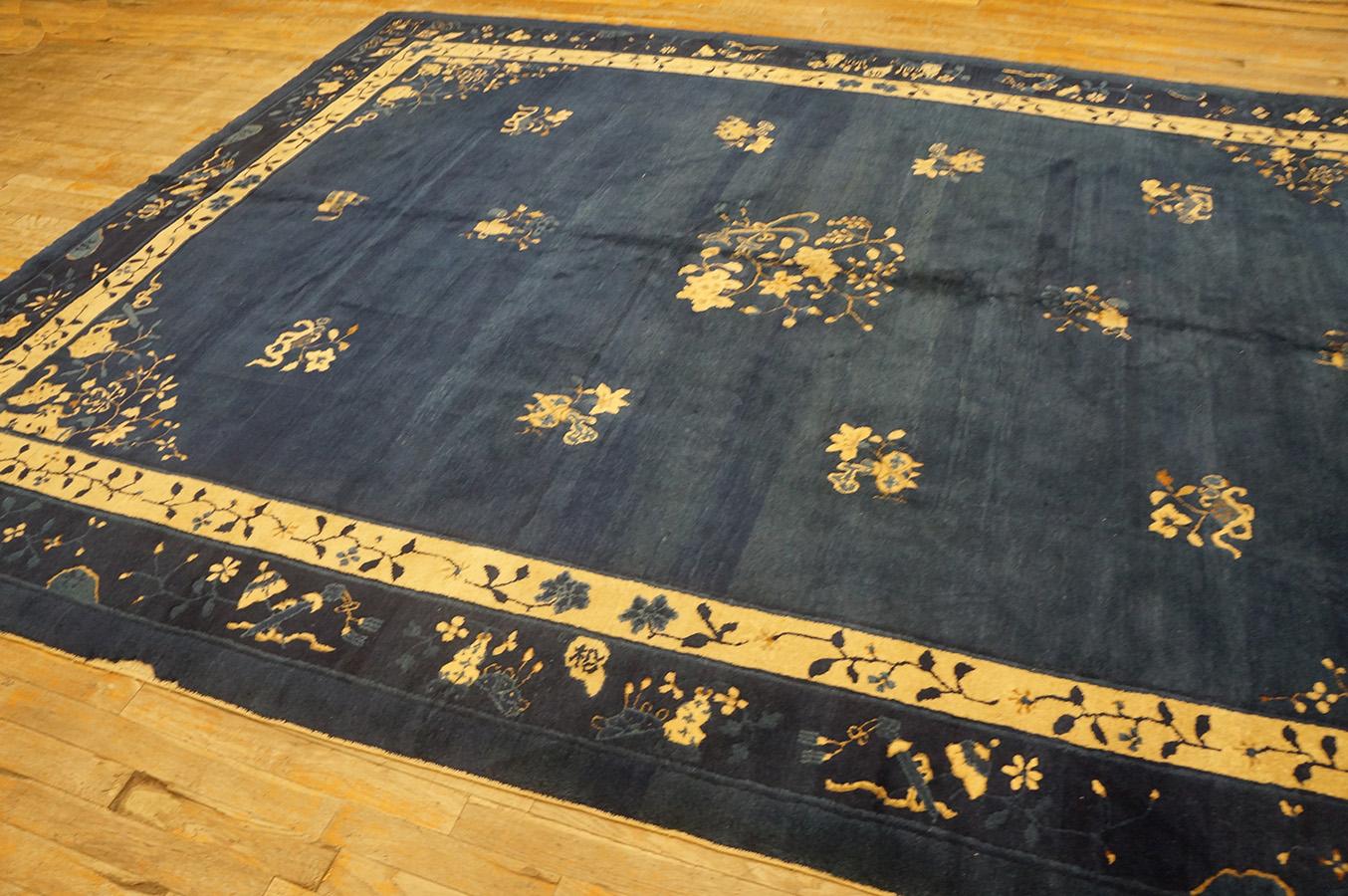 Antique Chinese Peking Rug 8' 0'' x 10' 9'' In Good Condition For Sale In New York, NY