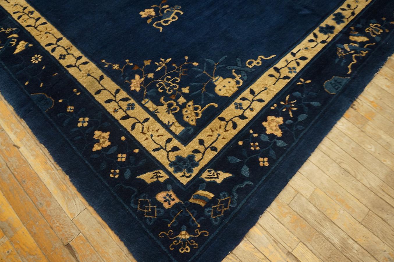 Antique Chinese Peking Rug 8' 0'' x 10' 9'' For Sale 2