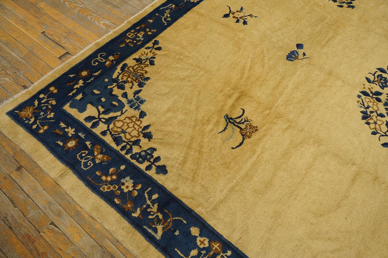 Alfombra china de Pekín de principios del siglo XX ( 8'' x 9'5'' - 244 x 287 ) en venta 6