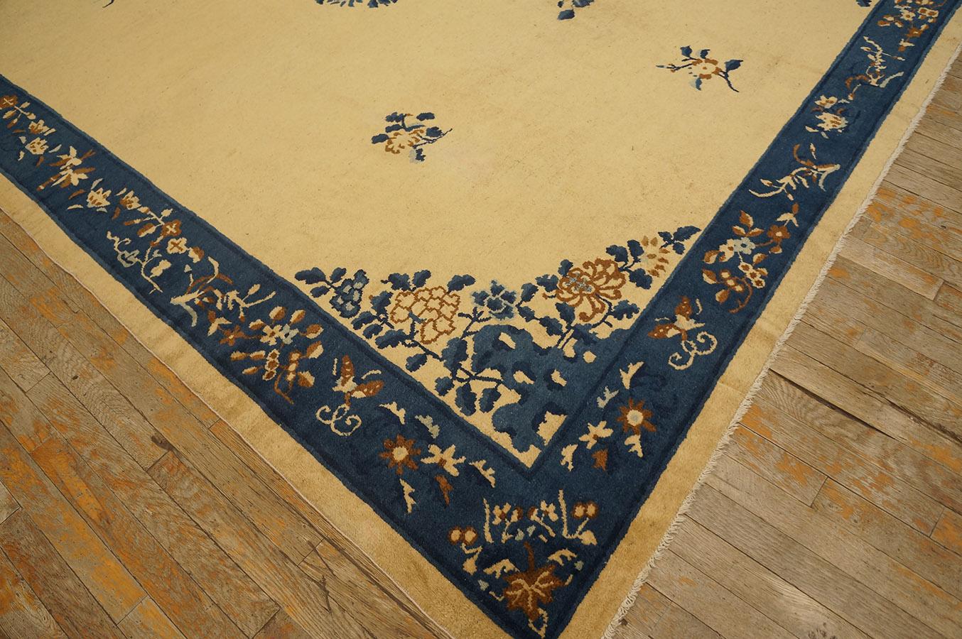 Alfombra china de Pekín de principios del siglo XX ( 8'' x 9'5'' - 244 x 287 ) en venta 1