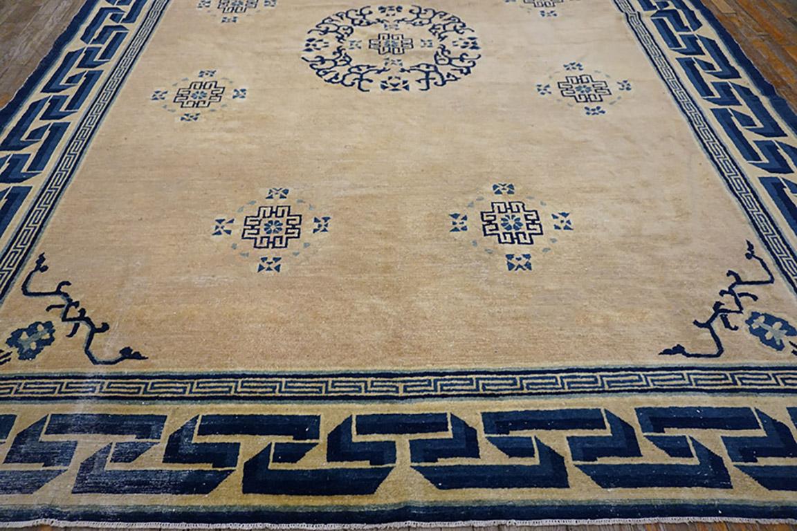 Late 19th Century Chinese Peking Carpet ( 8'10