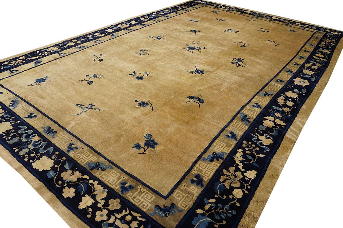 Early 20th Century Chinese Peking Carpet ( 8'10'' x 14' - 270 x 425 ) For Sale 4
