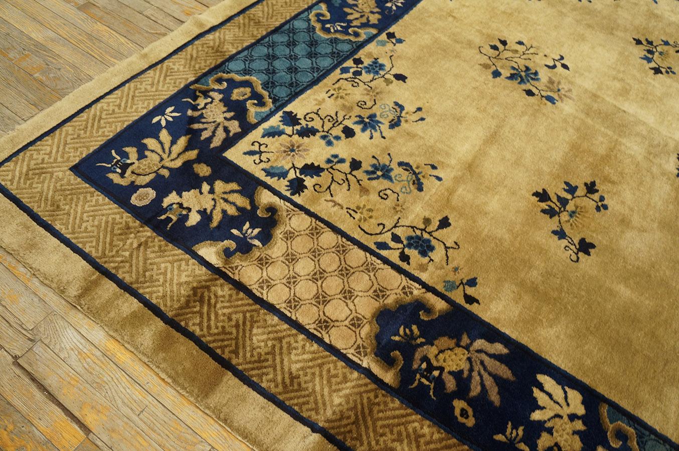 Tappeto cinese di Pechino dei primi del Novecento ( 8'10'' x 11'5'' - 270 x 348 ) in vendita 6