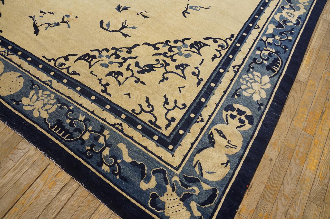 19th Century Chinese Peking Carpet ( 8'10