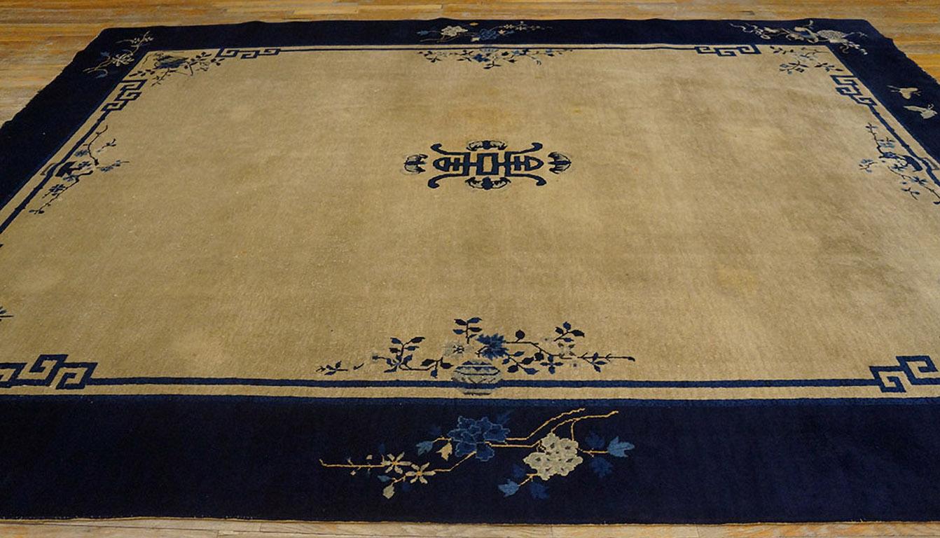 Début du 20ème siècle Tapis pékinois ancien de 8' 11