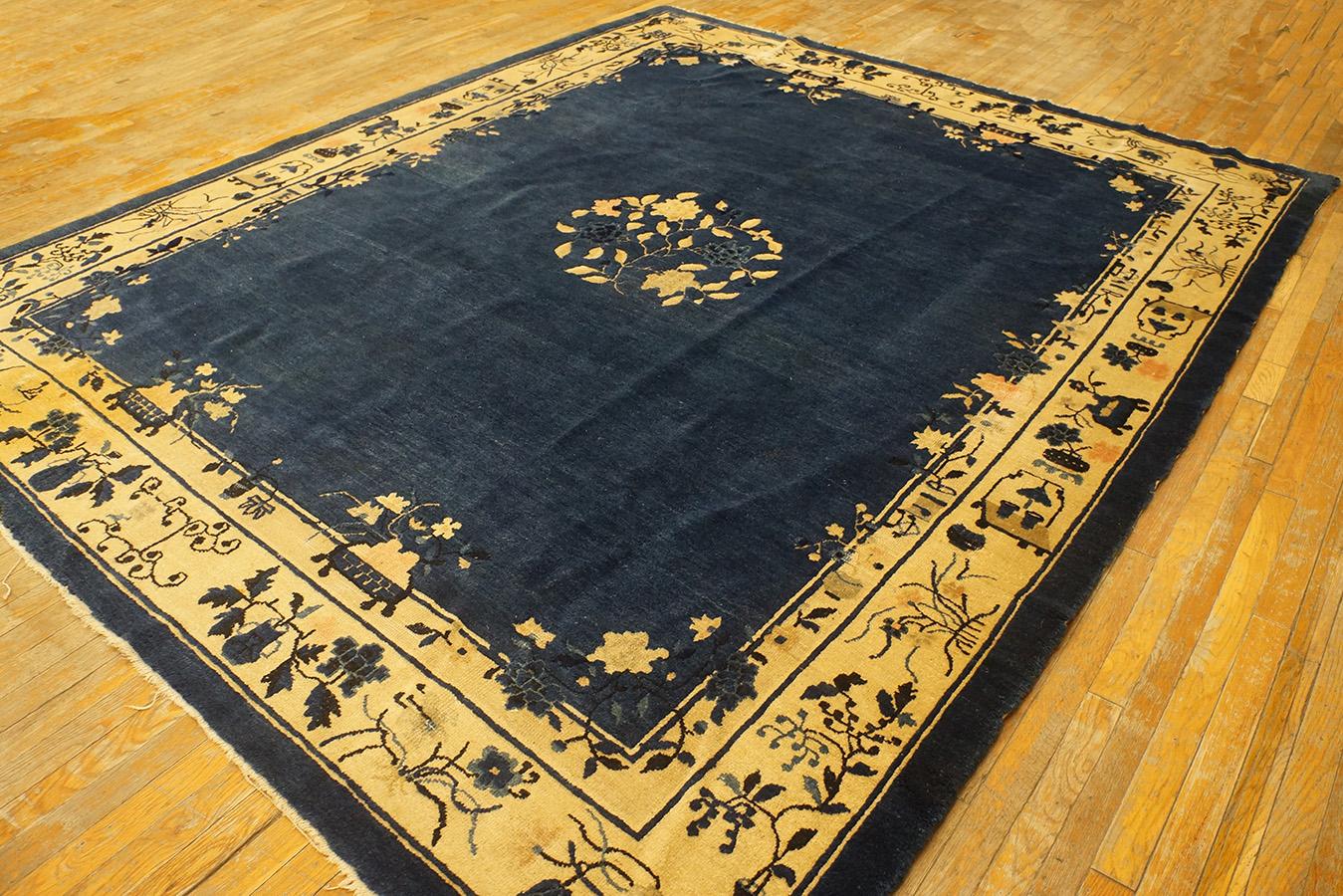Hand-Knotted Early 20th Century Chinese Peking Carpet ( 8'1'' x 9'7'' - 245 x 292 ) For Sale