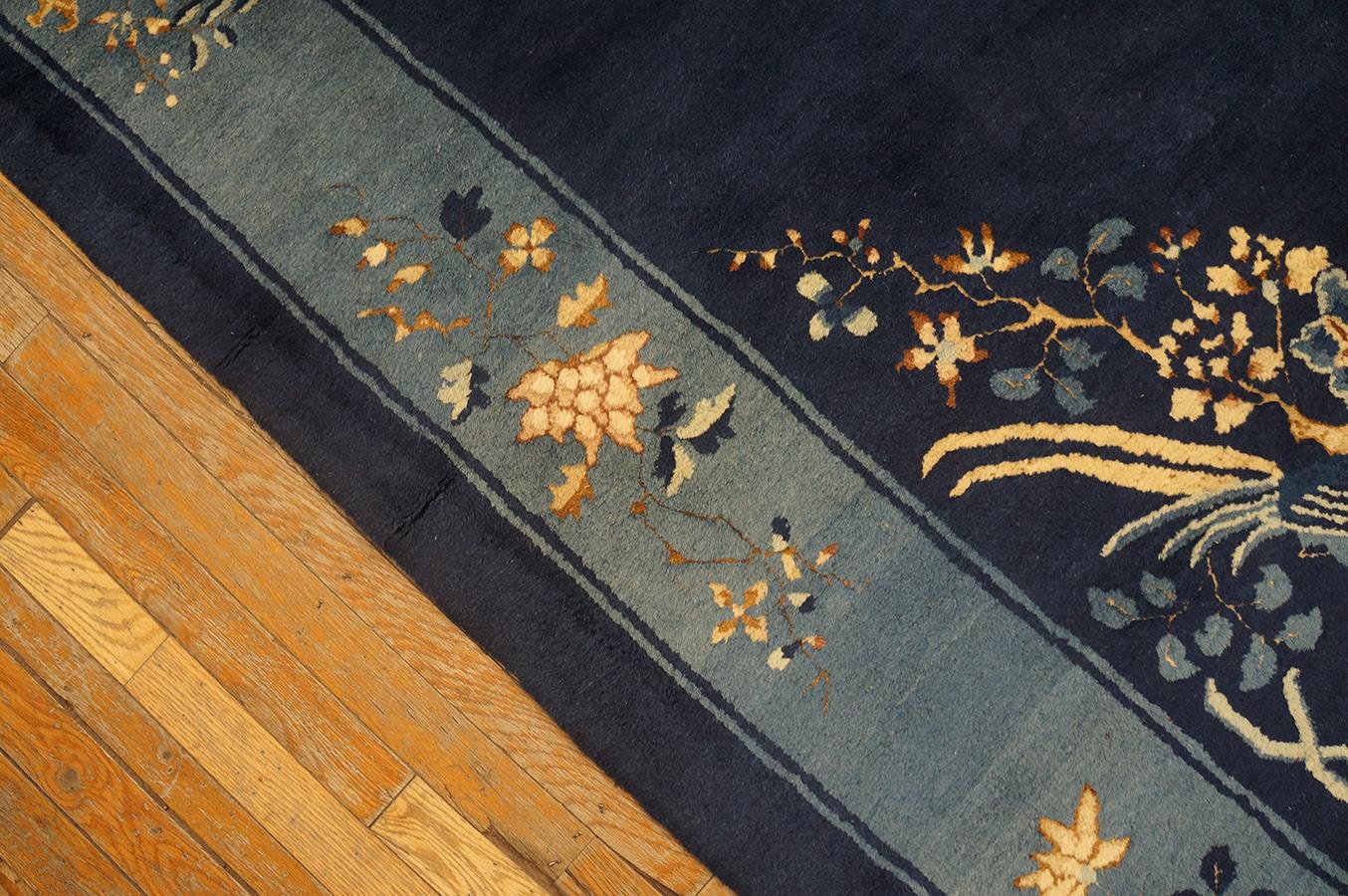 Tapis Pékin ancien de 8' 9''x11' 5'' en vente 1