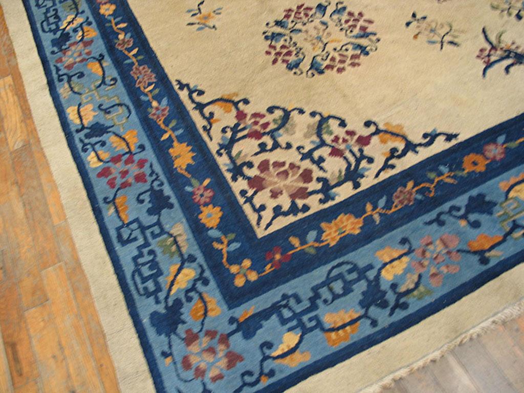 Hand-Knotted Antique Chinese Peking Rug 8' 0