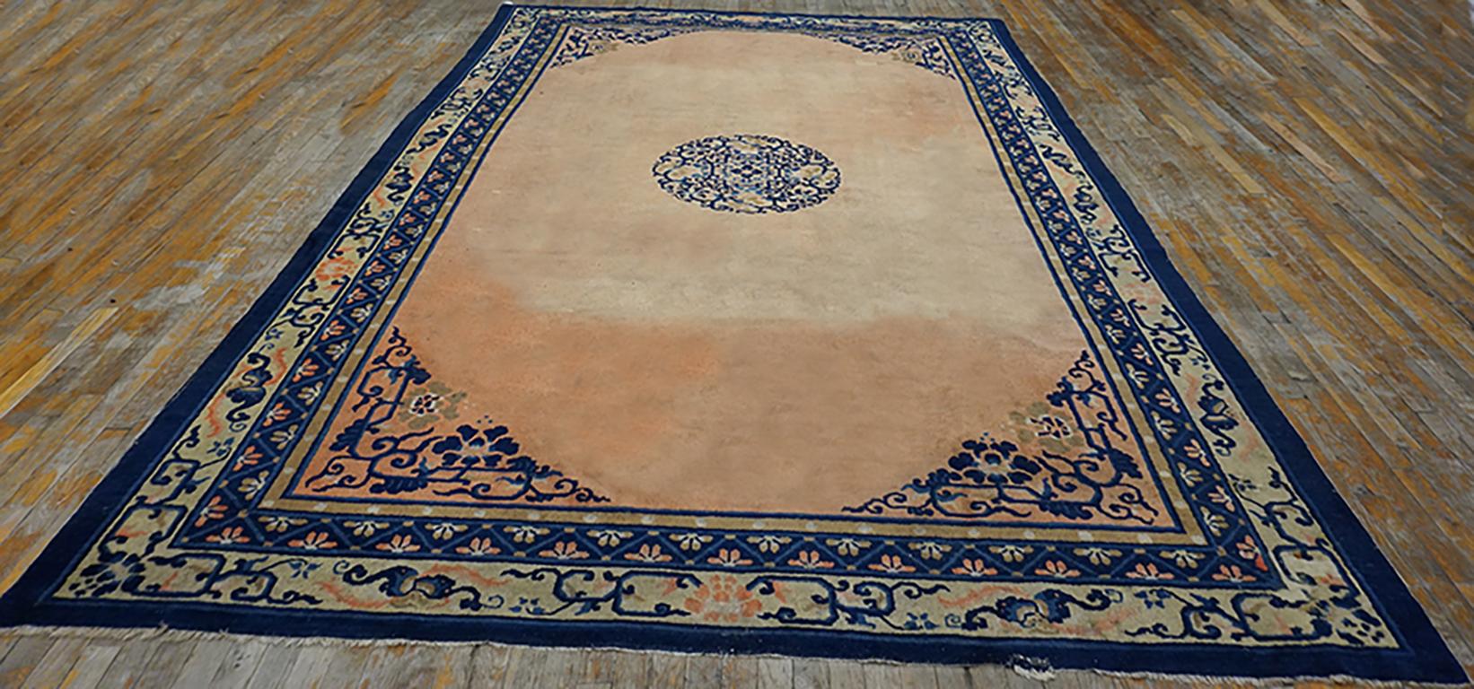 Tapis chinois de Pékin du début du 20e siècle 
8' X 12'6