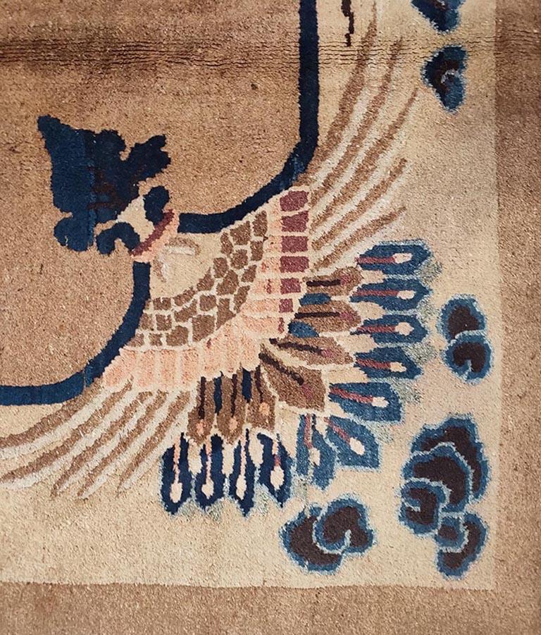 Antique Chinese Peking rug. Size: 8'0