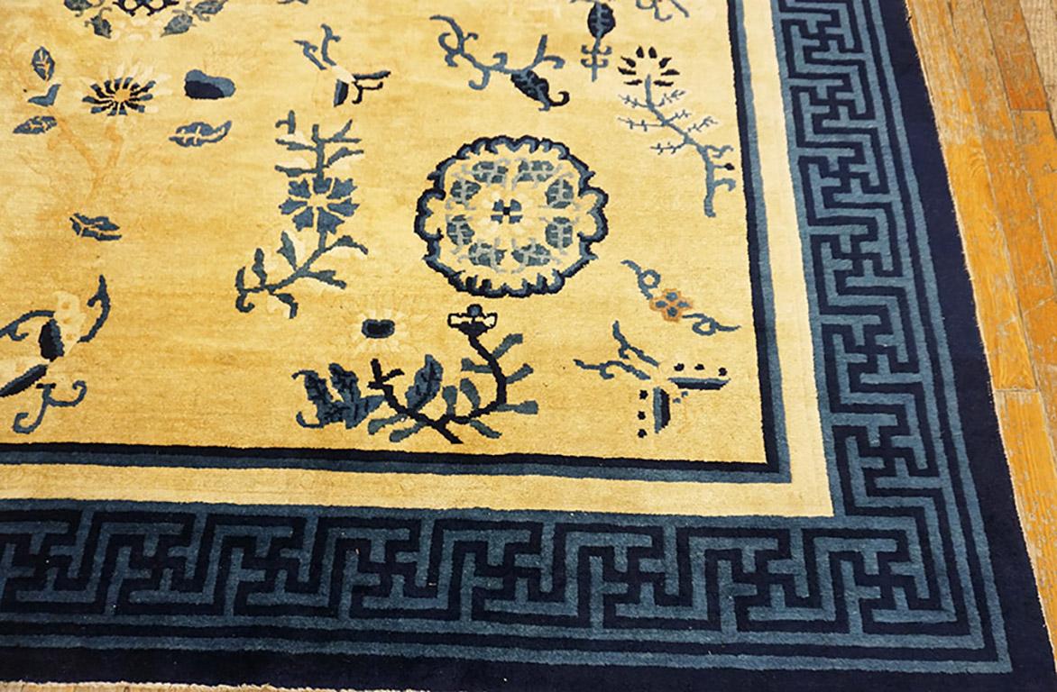 Noué à la main Tapis de Pékin du début du 20ème siècle ( 8'2