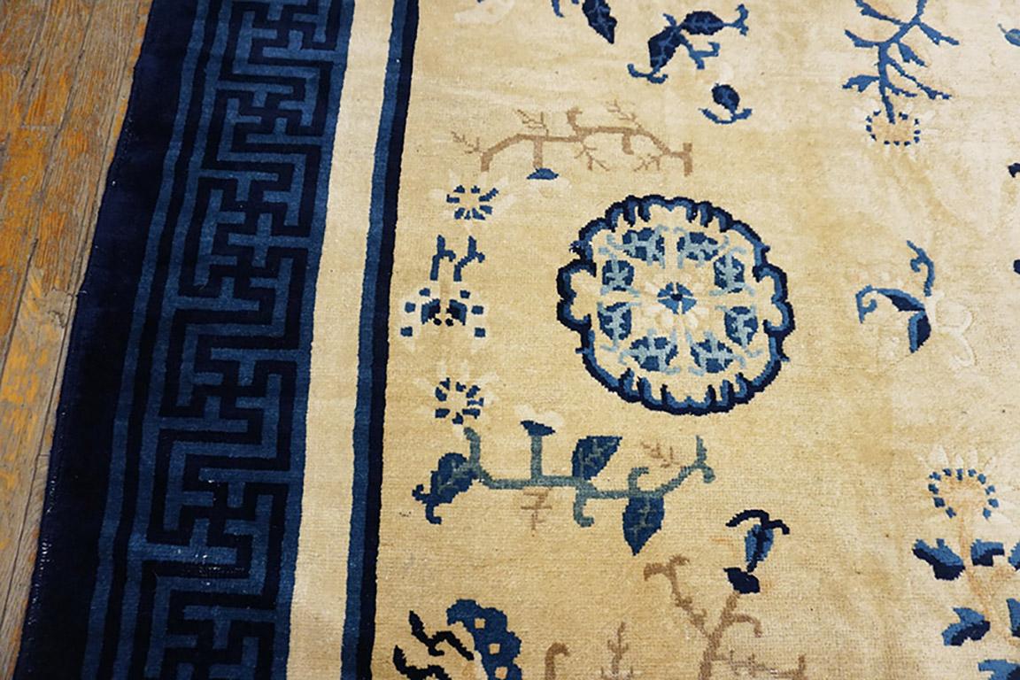 Wool Early 20th Century Peking Carpet ( 8'2