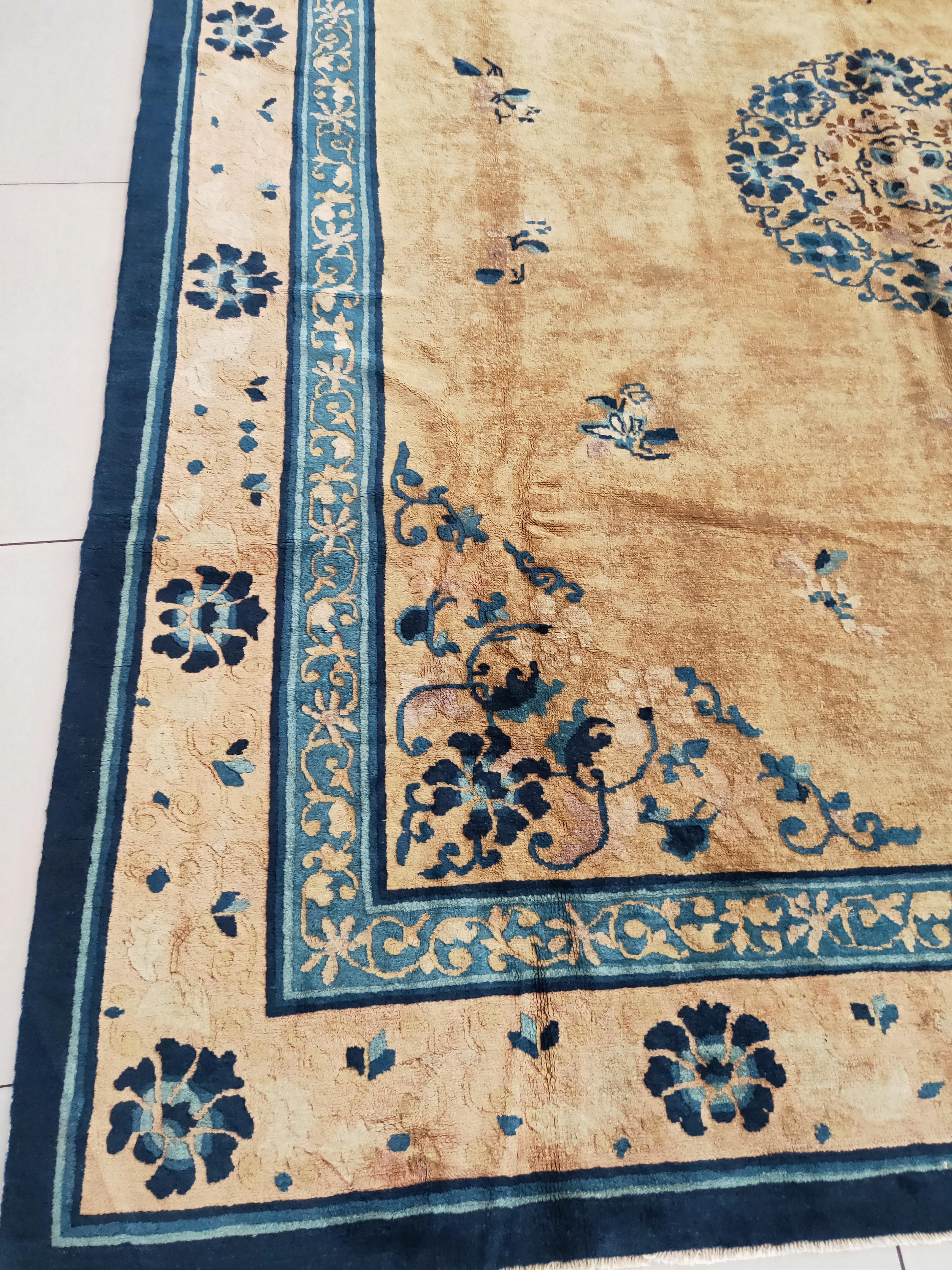Earl;y 20th Century Chinese Peking Carpet ( 8'2
