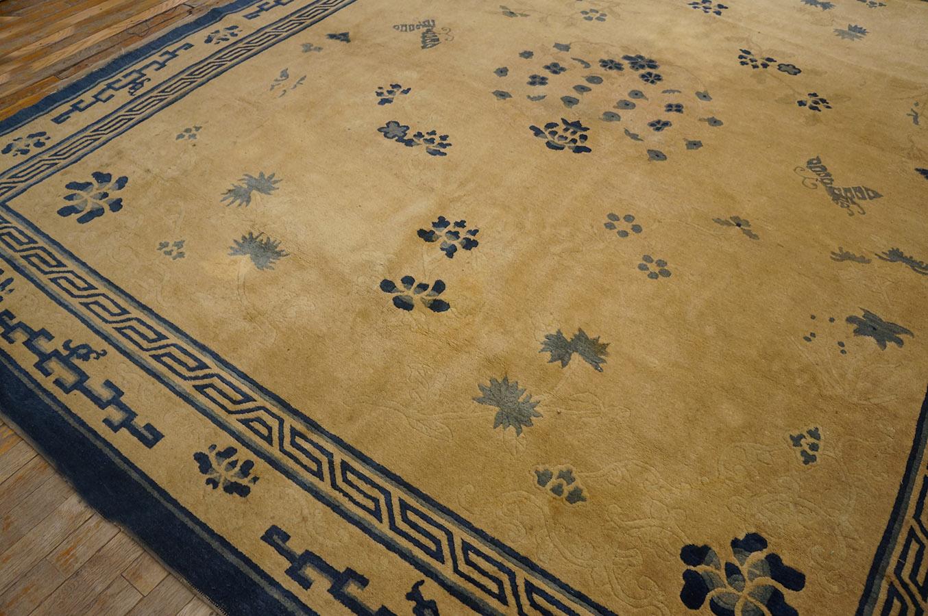Late 19th Century Chinese Peking Carpet ( 8'4