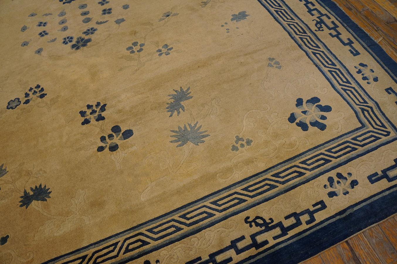 Late 19th Century Chinese Peking Carpet ( 8'4