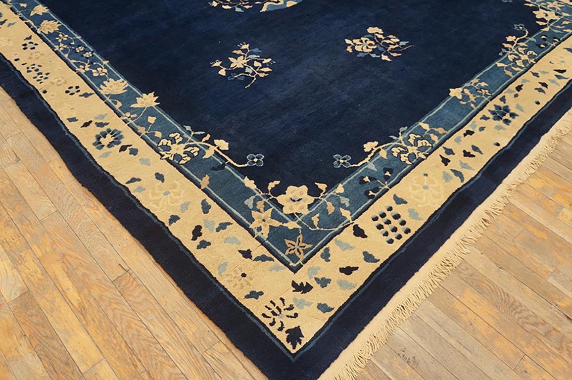 Hand-Knotted Antique Chinese Peking Rug 8' 4
