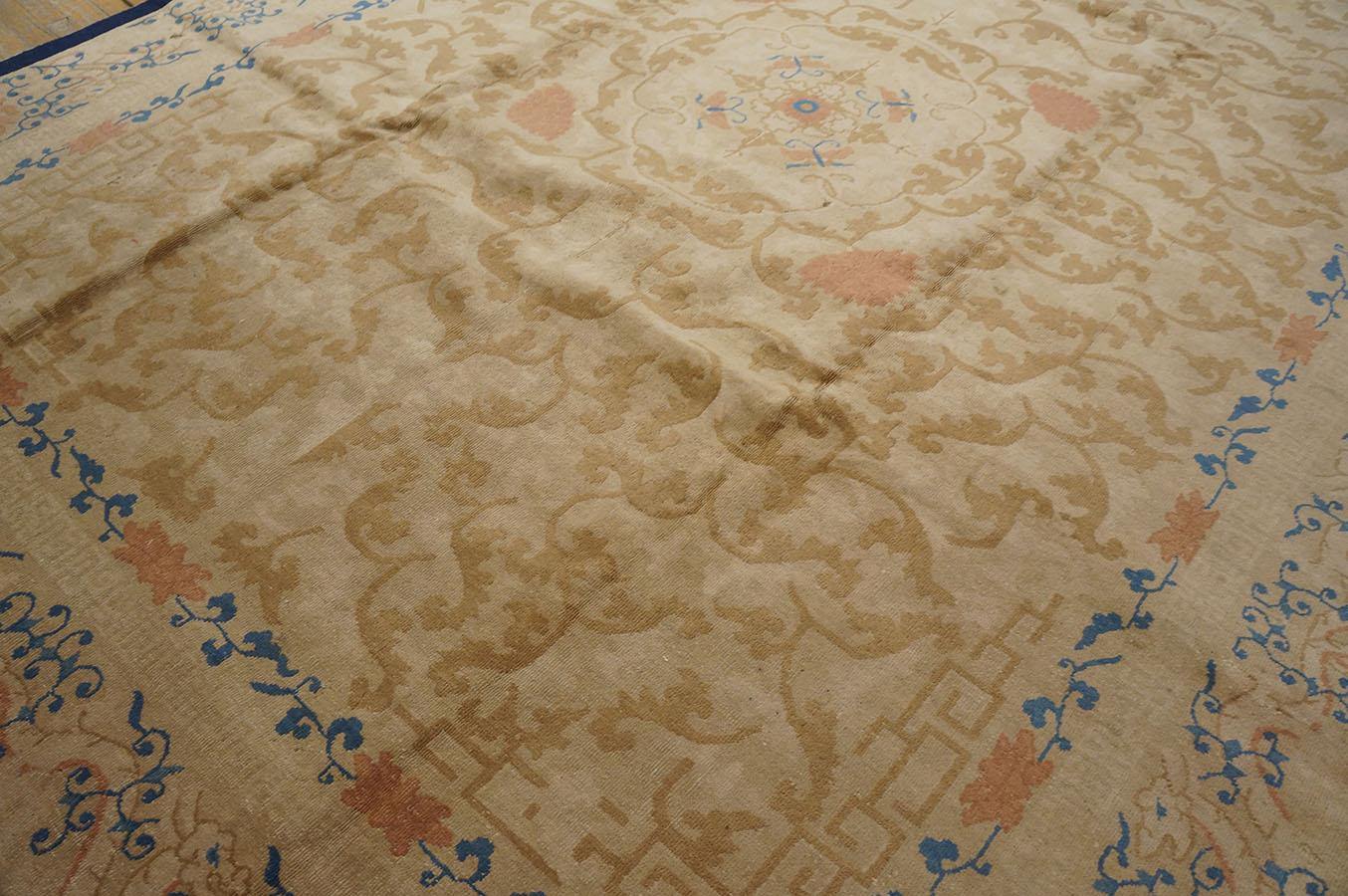 Early 20th Century Antique Chinese Peking Rug 8' 6