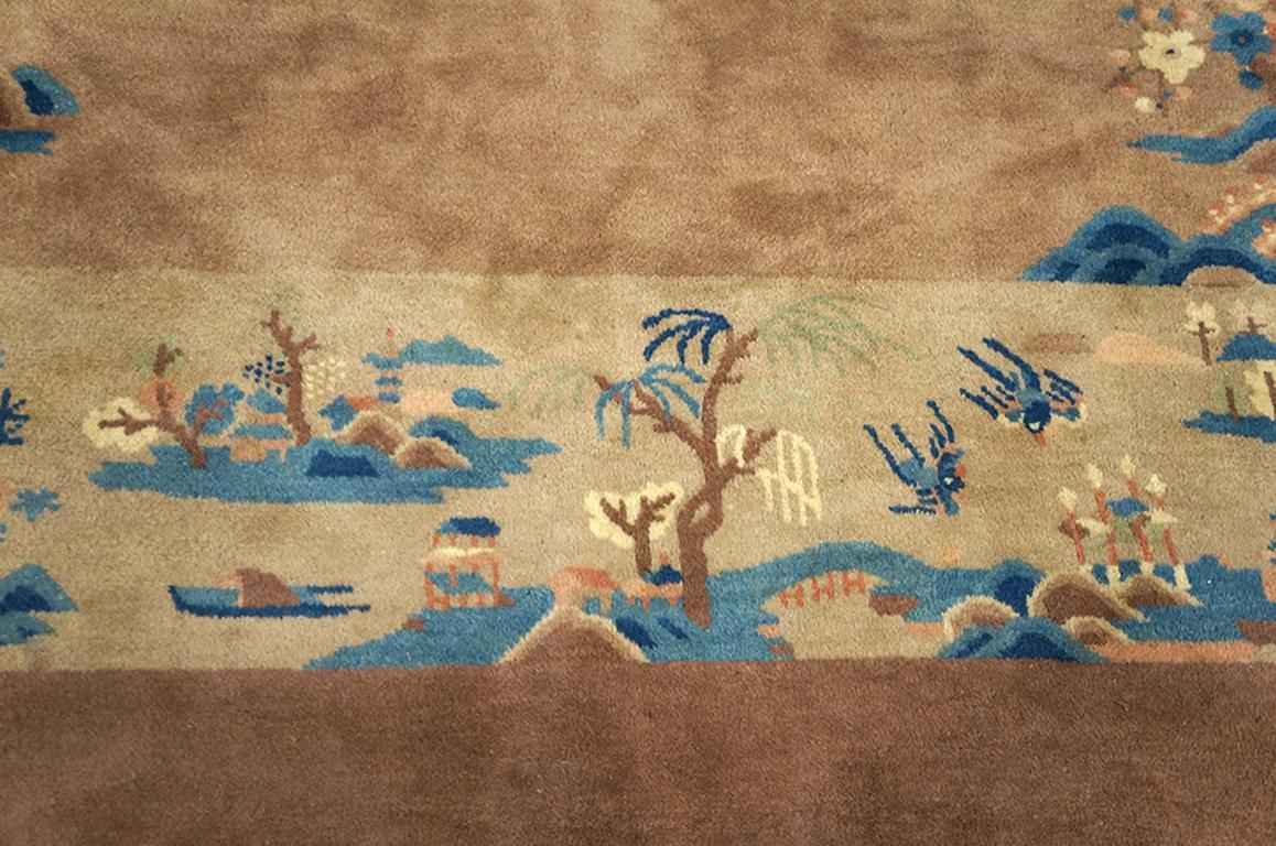 Early 20th Century Chinese Peking Carpet ( 8'8