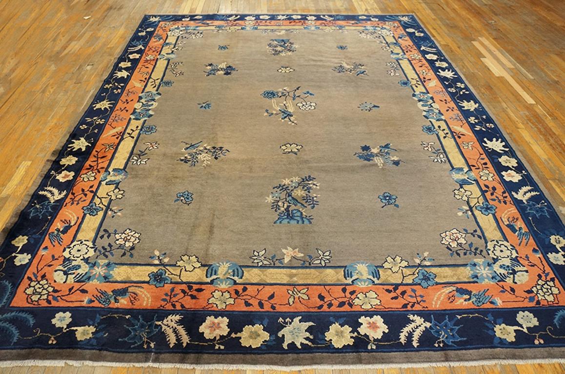 Antique Chinese Peking rug,n size: 8'8