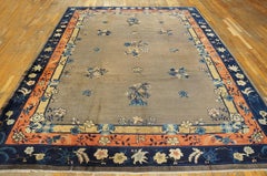 Antique Chinese Peking Rug 8' 8" x 11' 3"