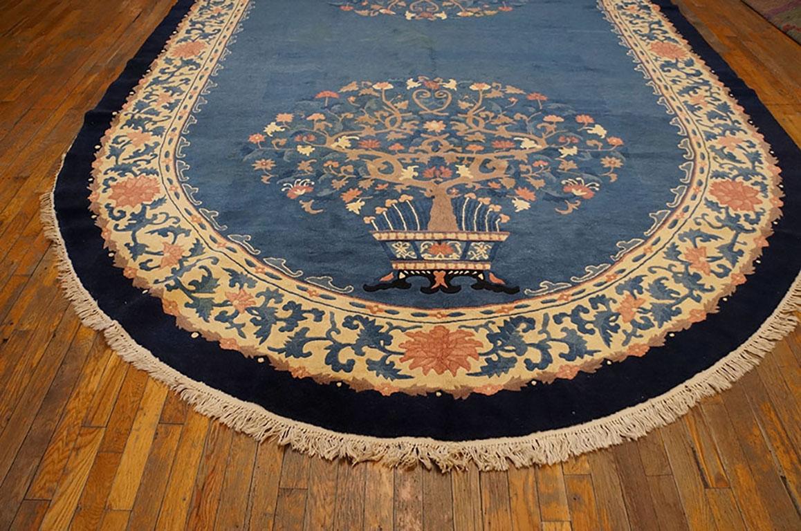 Early 20th Century Antique Chinese Peking Rug 8' 8